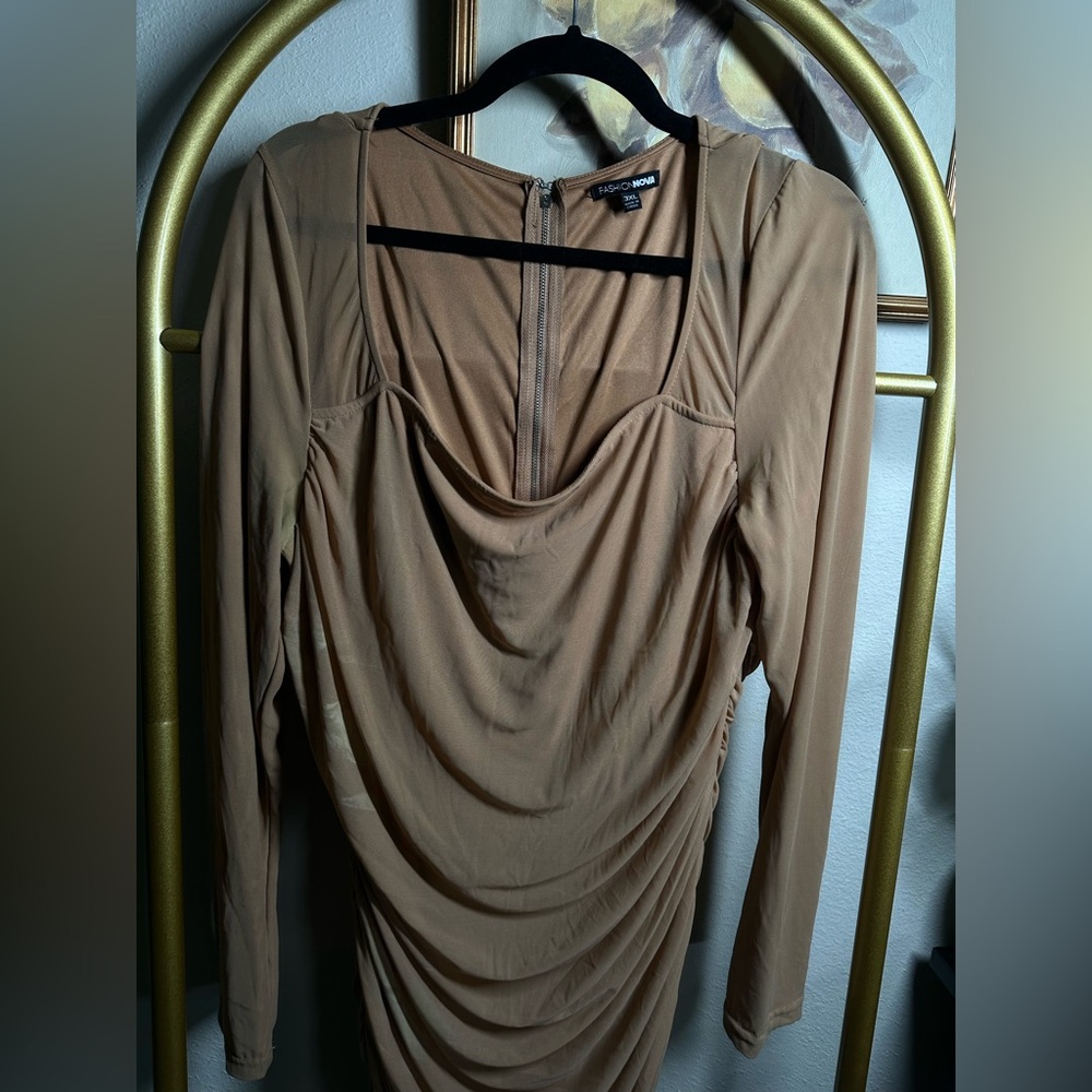 Nude Sheer Dress